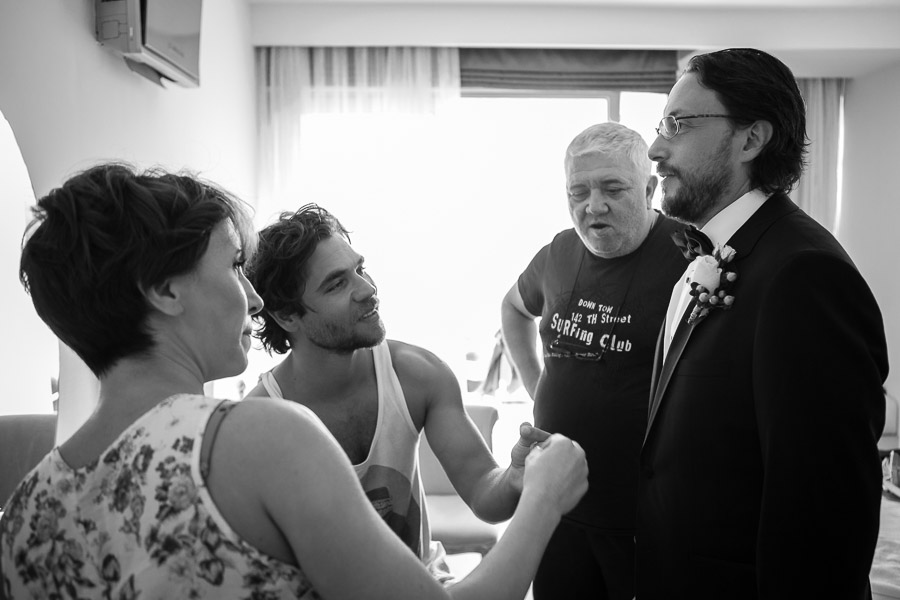 groom getting ready for casa costa Bodrum Wedding