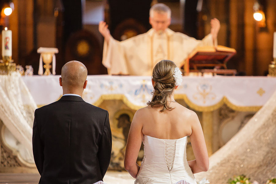 St. Antoine church wedding ceremony