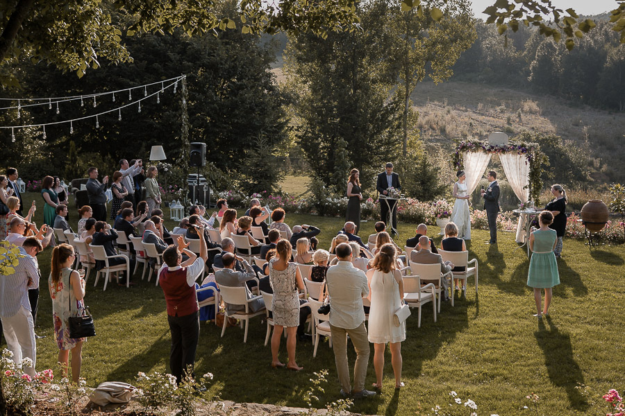 Casa Lavanda wedding ceremony