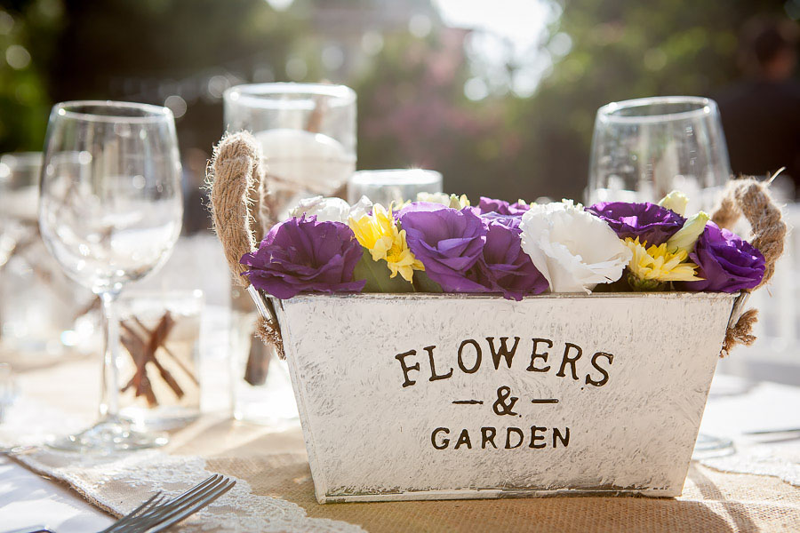 garden wedding decor