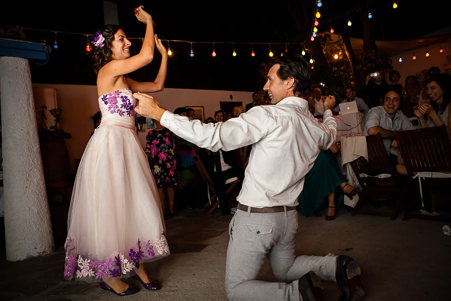 Bride-and-groom-to-be dancing at Giritli engagement party