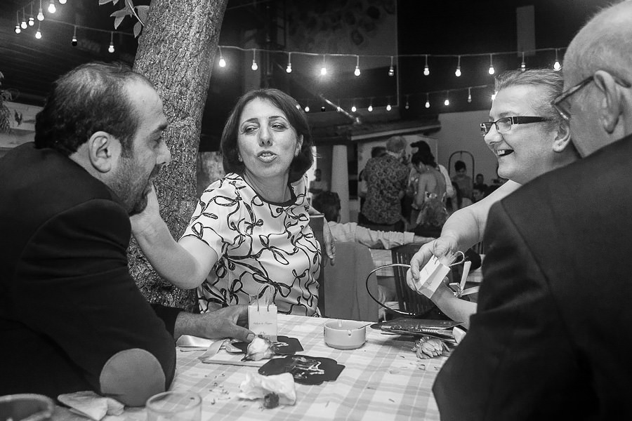 Guests at a table at Giritli