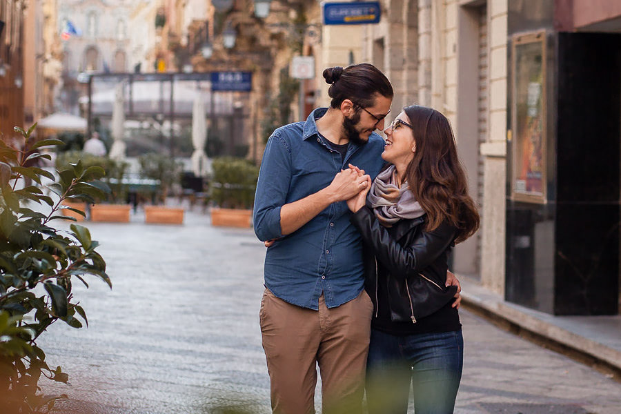 romantic walk in sicily italy