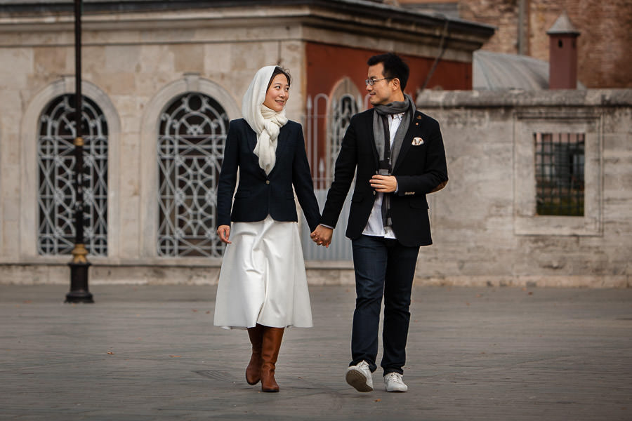 chinese couple in istanbul