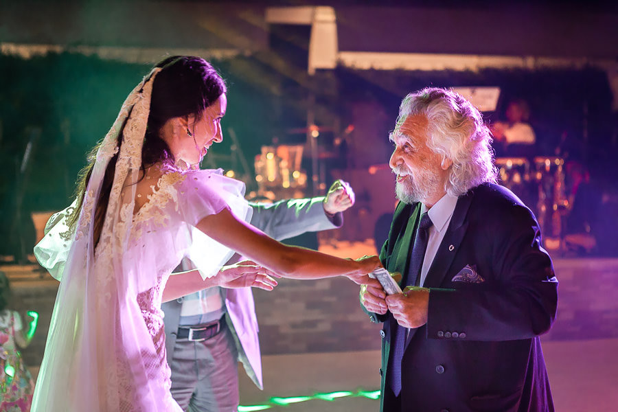 bride and father at cemile sultan wedding