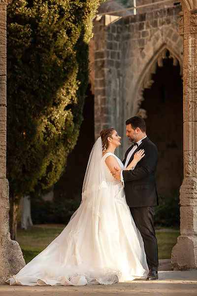 düğün fotoğrafları kıbrıs'ta dış çekim