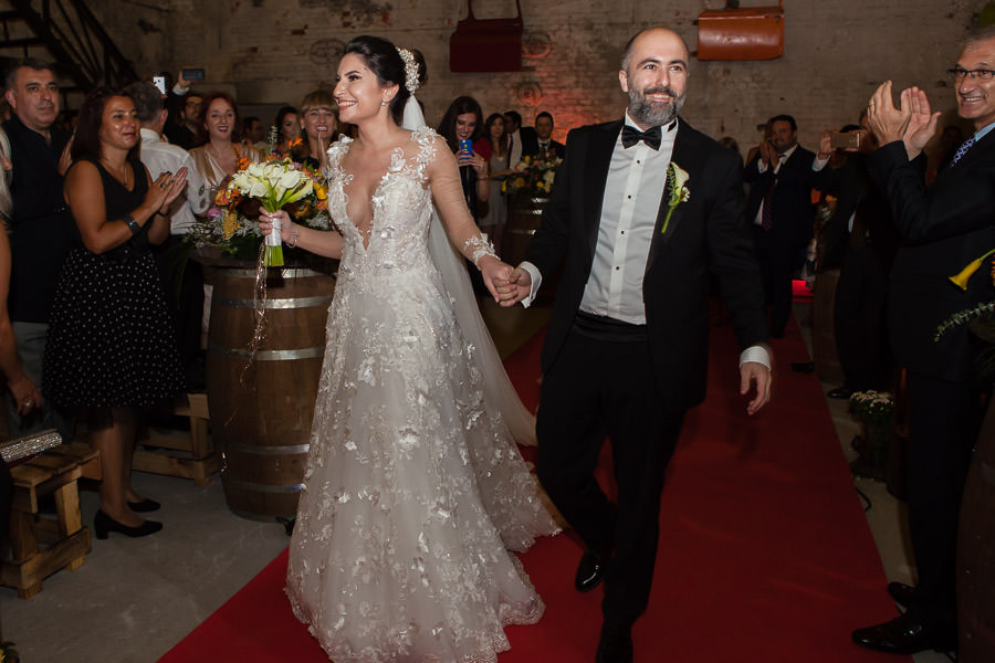 bride groom on red carpet