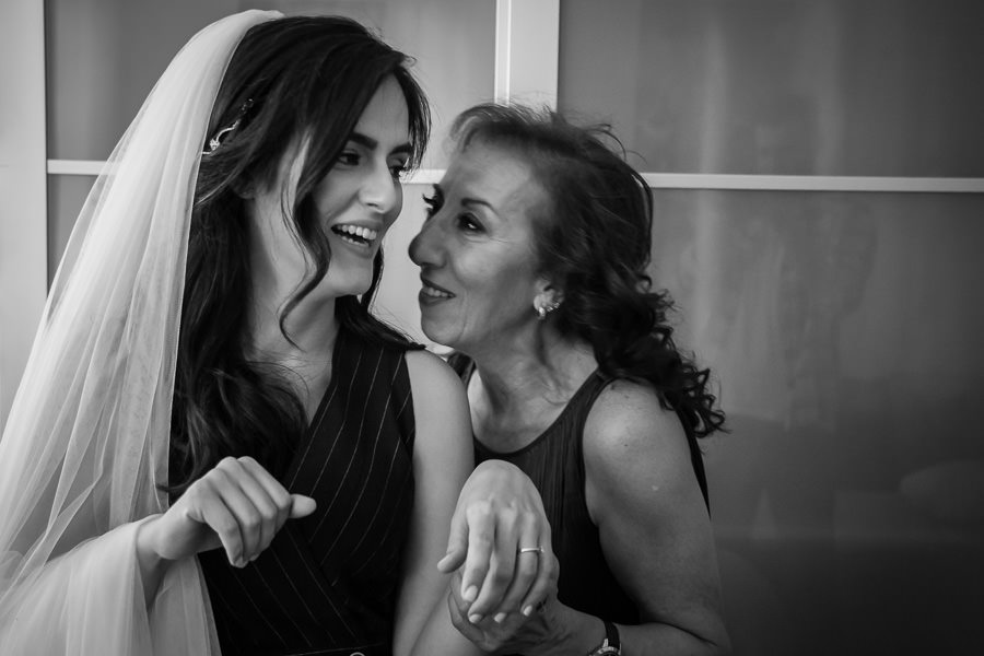 Bride and mother-in-law